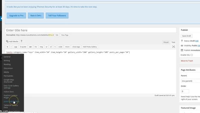 Postu Gallery - Adding Shortcode to a page смотреть онлайн