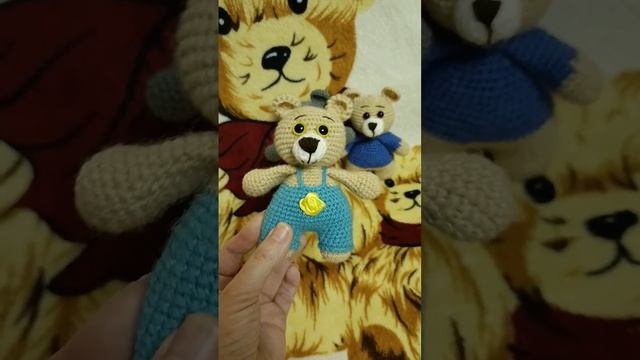 Мишка крючком МК #игрушкакрючком #мишкакрючком #мишка смотреть онлайн
