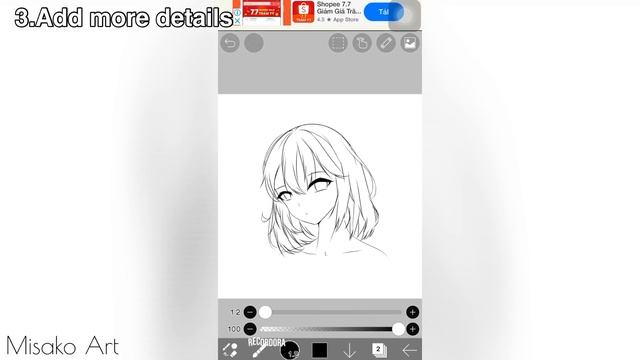 [Tutorial] How to draw hair with ibisPaint X смотреть онлайн