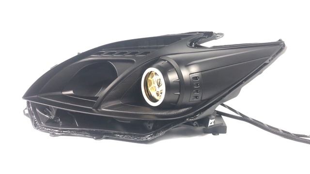 Toyota Prius - Custom Headlights - Morimoto MLED - Demon Eyes - Etched Lenses смотреть онлайн