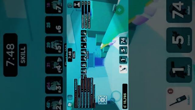 Game play of Big paint ball in Roblox смотреть онлайн