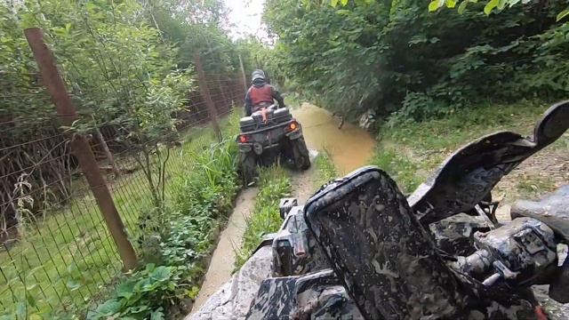 Домодедовский заповедник! 6 квадров и много грязи! 4 BRP, 1 Yamaha, 1 Gepard смотреть онлайн