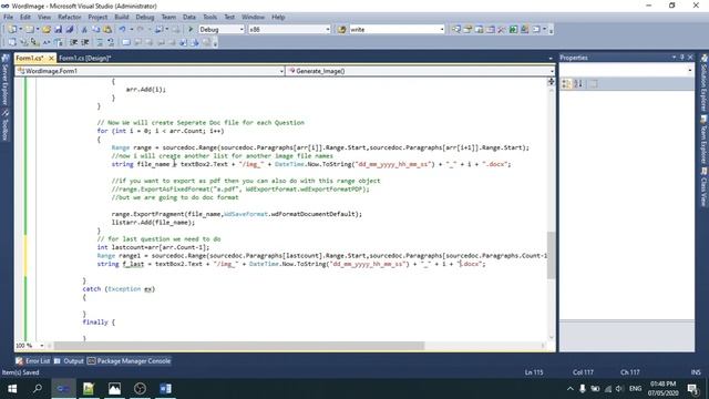 Word to Image using c# смотреть онлайн