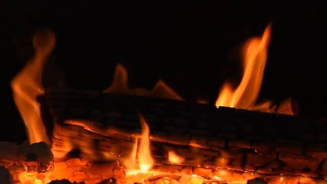 Камин, вечерняя атмосфера, отдых и хорошая музыка, джаз смотреть онлайн