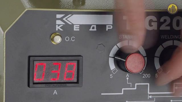 КЕДР TIG 200P AC\DC Сварочный инвертор TIG смотреть онлайн