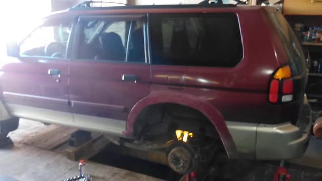 Мицубиси Монтеро спорт - сварка и ремонт рамы. смотреть онлайн