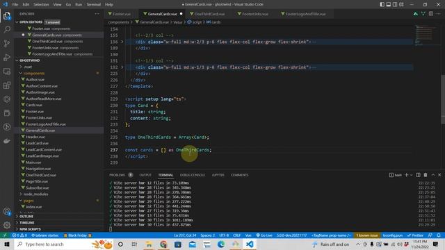 Nuxt 3 Tailwind Tutorial - Add Props to Components - Part 5 смотреть онлайн