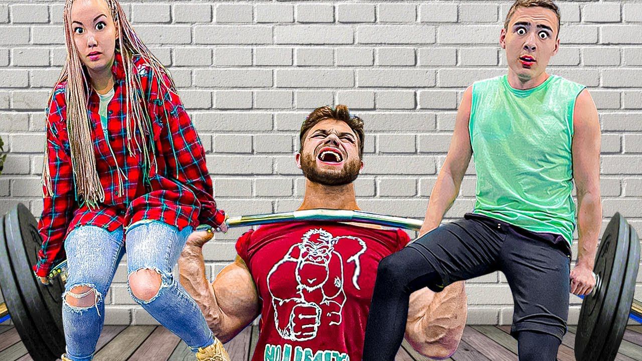 24 Часа В Спортзале С Самым Сильным Человеком В Мире и Поп Ит ! смотреть онлайн