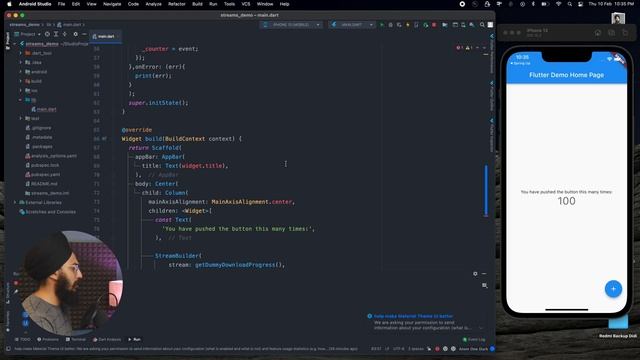Flutter StreamBuilder | Flutter State Management смотреть онлайн