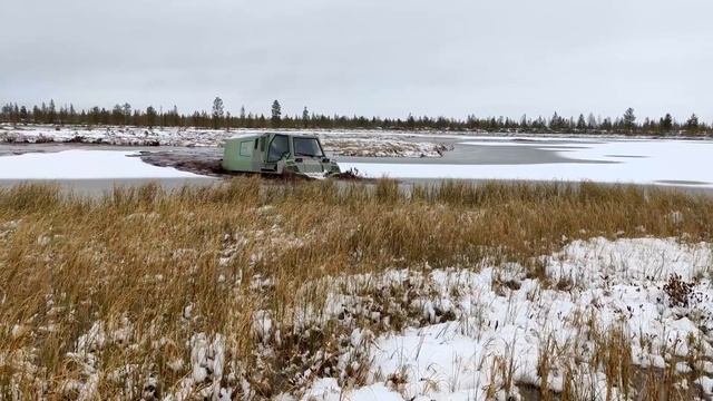 ВЕЗДЕХОД по торфяным болотам Ямала. ALL-TERRAIN VEHICLE . AMPHIBIOUS. смотреть онлайн