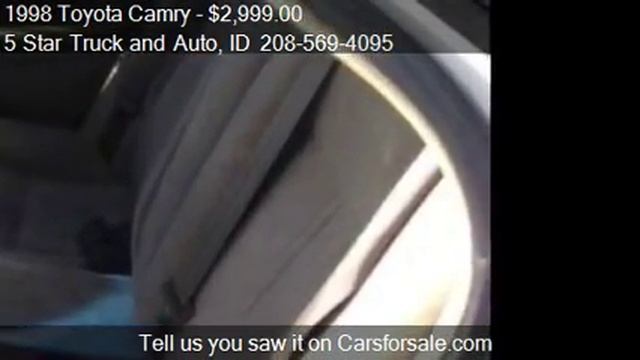 1998 Toyota Camry LE - for sale in Idaho Falls, ID 83402 смотреть онлайн