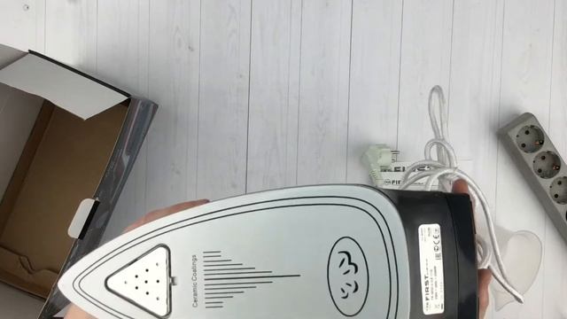 Распаковка утюга FIRST FA-56-33-3 смотреть онлайн