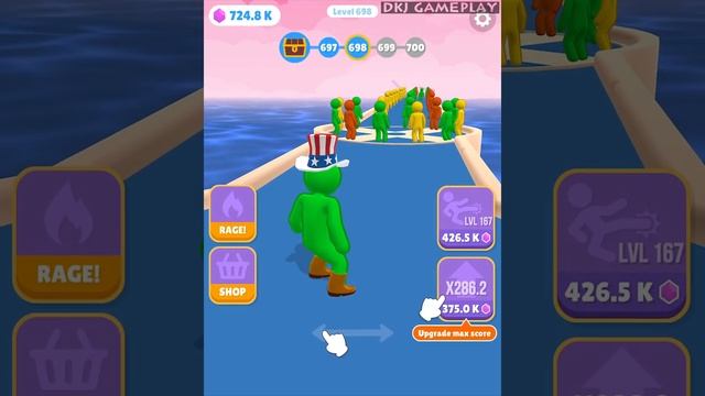 GIANT RUSH - Games Mobile Walkthrough (iOS,Android) All Levels 693-701 смотреть онлайн