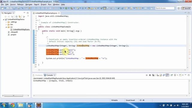 LinkedHashMap (Constructor) | Java Collection Framework смотреть онлайн