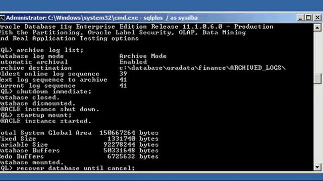 Oracle DBA Justin - How to reset the log sequence number in an Oracle database смотреть онлайн