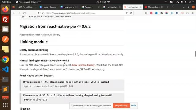 Pie chart for React Native смотреть онлайн