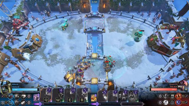 Minion Masters. Впервые попробовали игру. Играем на рейтинге. смотреть онлайн