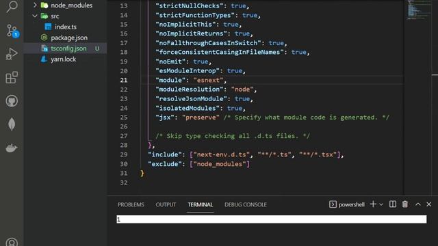 create tsconfig.json (which convert ts to js in React) смотреть онлайн