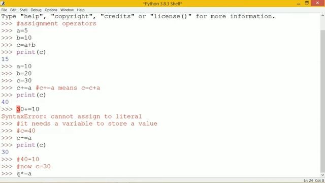 Operators in Python | Arithmetic | Comparison | Assignment | Logical | in Tamil смотреть онлайн