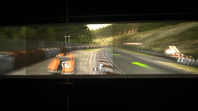 nvidia gf100 at ces running on 3 projectors. смотреть онлайн