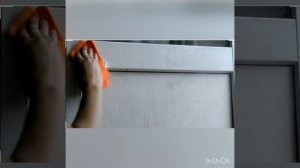 Как отмыть пластиковую дверь/окно от въевшихся пятен.