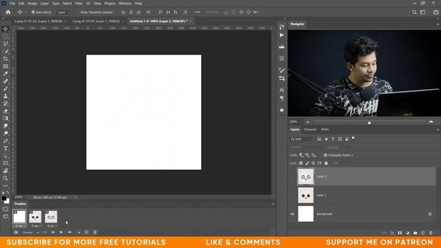 Photoshop Tutorial : How To Create and Save GIF Animation in Photoshop cc 2021 смотреть онлайн