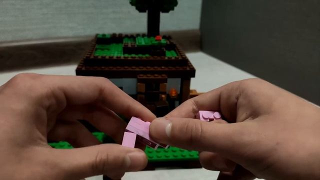 Обзор набор набора LEGO Minecraft "Первая ночь" / майнкрафт смотреть онлайн