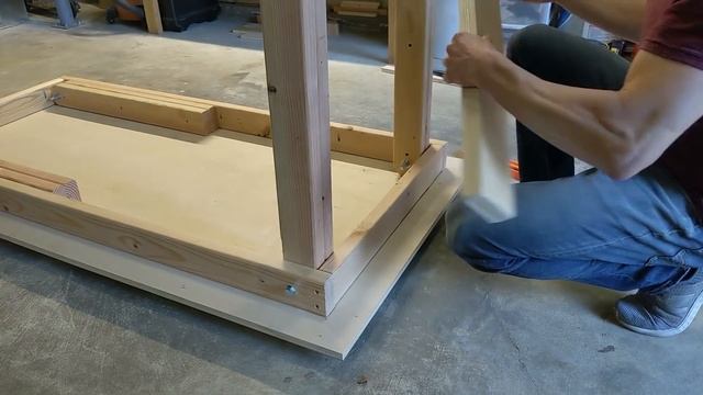 Building My $150 Foldable Wall Mounted Workbench Table On Wheels + Downloadable DIY Plans