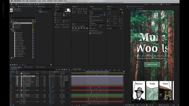 Tutorial - How to Animate a Mobile UI Flow in After Effects смотреть онлайн