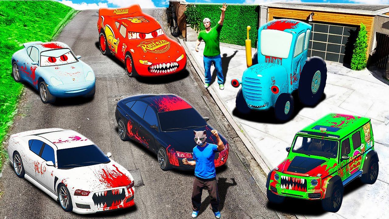 УГНАЛ ВСЕ КОШМАРНЫЕ МАШИНЫ ДЛЯ РАЙЛЮХИ! МАКВИН, СИНИЙ ТРАКТОР, ГЕЛИК ЛАВА ЛАВА ГТА 5 МОДЫ МУРКА смотреть онлайн