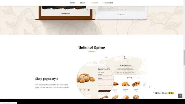 Minami - Bakery Store WordPress Theme cookies order смотреть онлайн