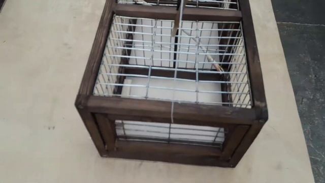 Западок или клетка ловушка для певчих из оцинкованной сетки часть-3. смотреть онлайн