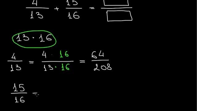 Сложение дробей A2 смотреть онлайн