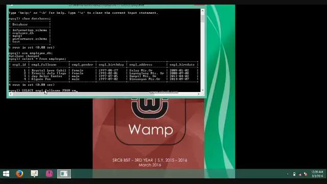 SRCB BSIT DBMS2: SQL ALIAS смотреть онлайн
