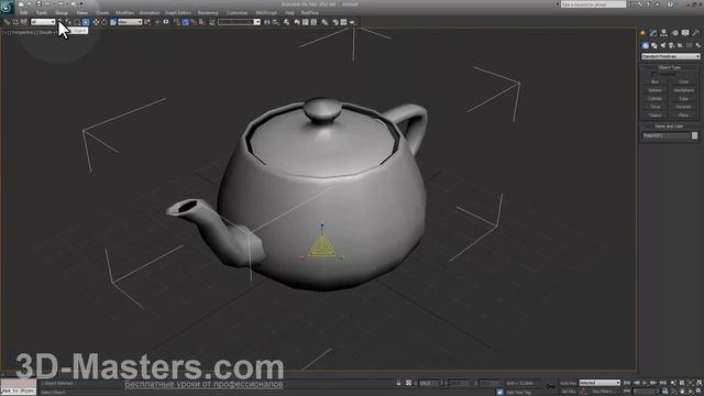 Перемещение 3D Max. Панель инструментов 3D Max