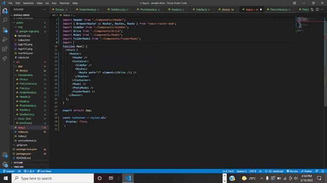 Building a google-drive-clone with React.js(redux-toolkit, firebasev9 , react-router-domv6) смотреть онлайн