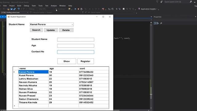 Delete button in C# Windows form application смотреть онлайн