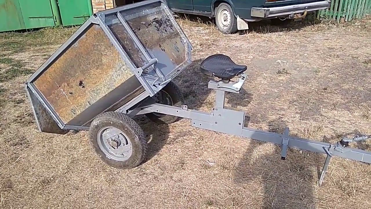 Обзор прицепа к мотоблоку Угра