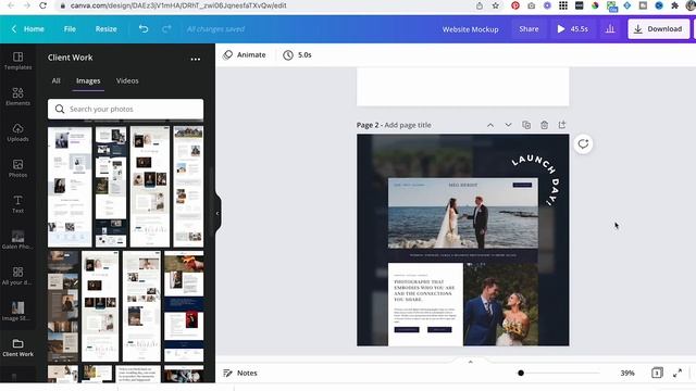 How to Create a Scrolling Website Mockup for Your Web Design Portfolio (Using Canva for Free) смотреть онлайн