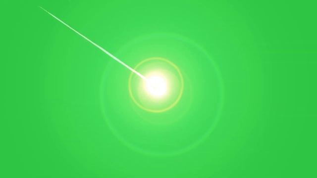 Free Green Screen - Shooting Star
