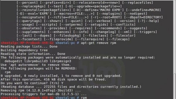 how to install rpm package in linux....