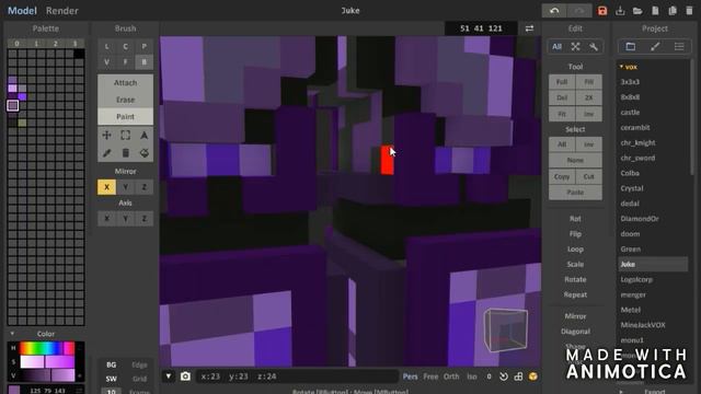 VoxelLapse: Создаем броню Жука из игры Terraria в Воксельной графике смотреть онлайн