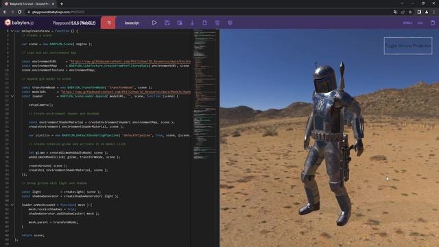 BabylonJS5 is out - Environment Map Ground Projection смотреть онлайн