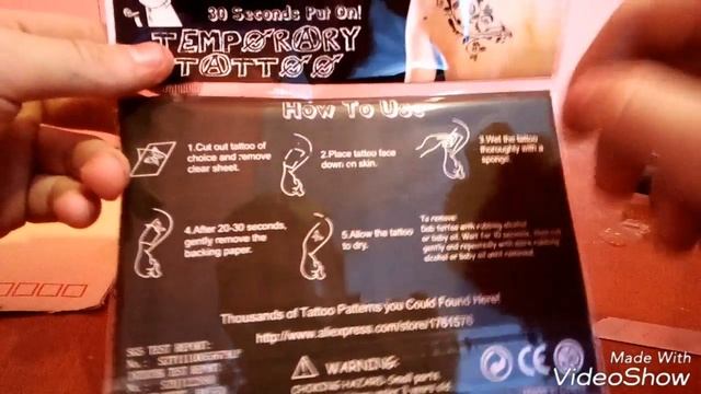 Распоковка посылки с AliExspress (татуировки MY LITTLE PONY) смотреть онлайн