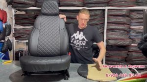 Установка авточехлов на ЛАДА ГРАНТА  FL комплектация люкс