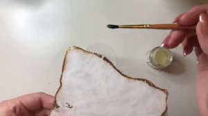 Как обработать края подстаканников из Эпоксидной смолы.RESIN ART
