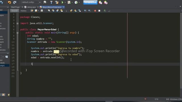 1.- If else, estructura condicional, mayor o menor de edad en Java смотреть онлайн
