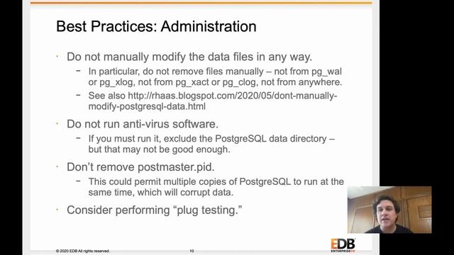 Avoiding, Detecting, and Recovering From Data Corruption - Robert Haas: PGCon 2020 смотреть онлайн