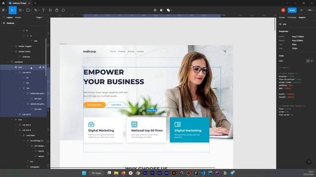 Indicorp - Верстаем header & hero section | HTML\CSS для новичков смотреть онлайн