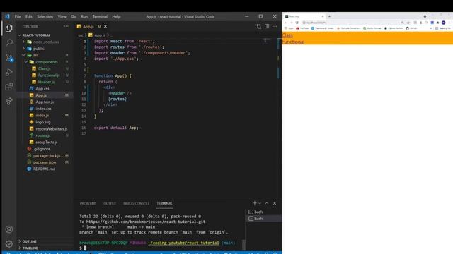 HOW TO - Connect Your React App To A GitHub Repo смотреть онлайн